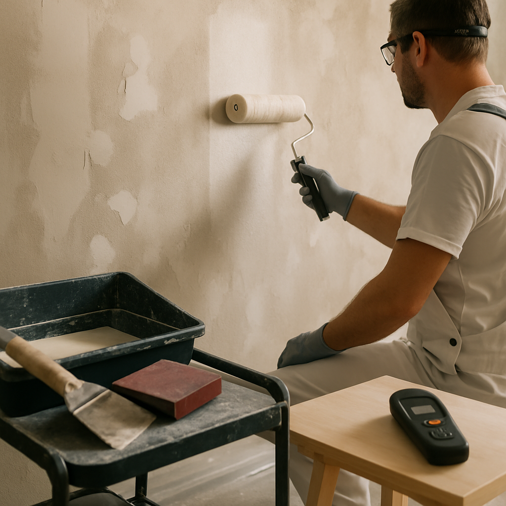 Grundierung und Vorbehandlung vom Malerfachbetrieb Tautz