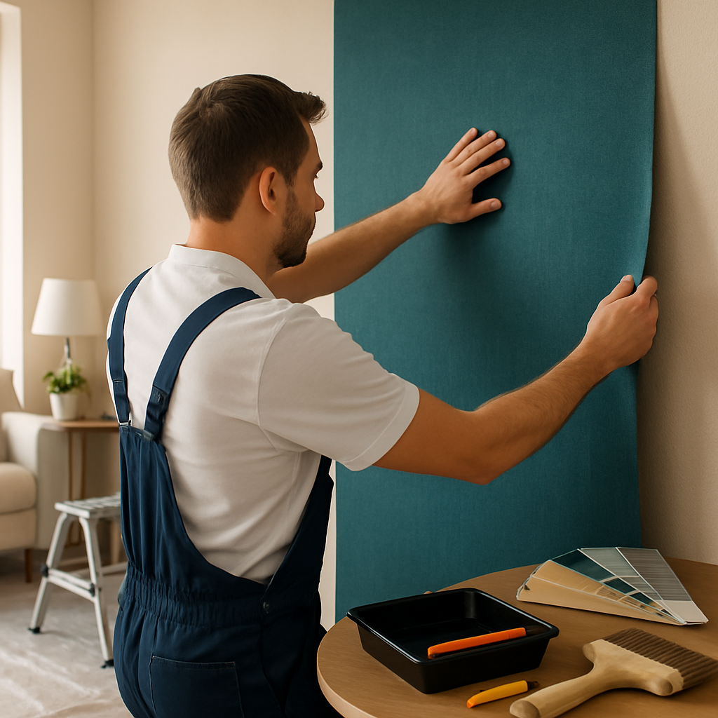 Tapezierarbeiten Gestaltung vom Malerfachbetrieb Tautz